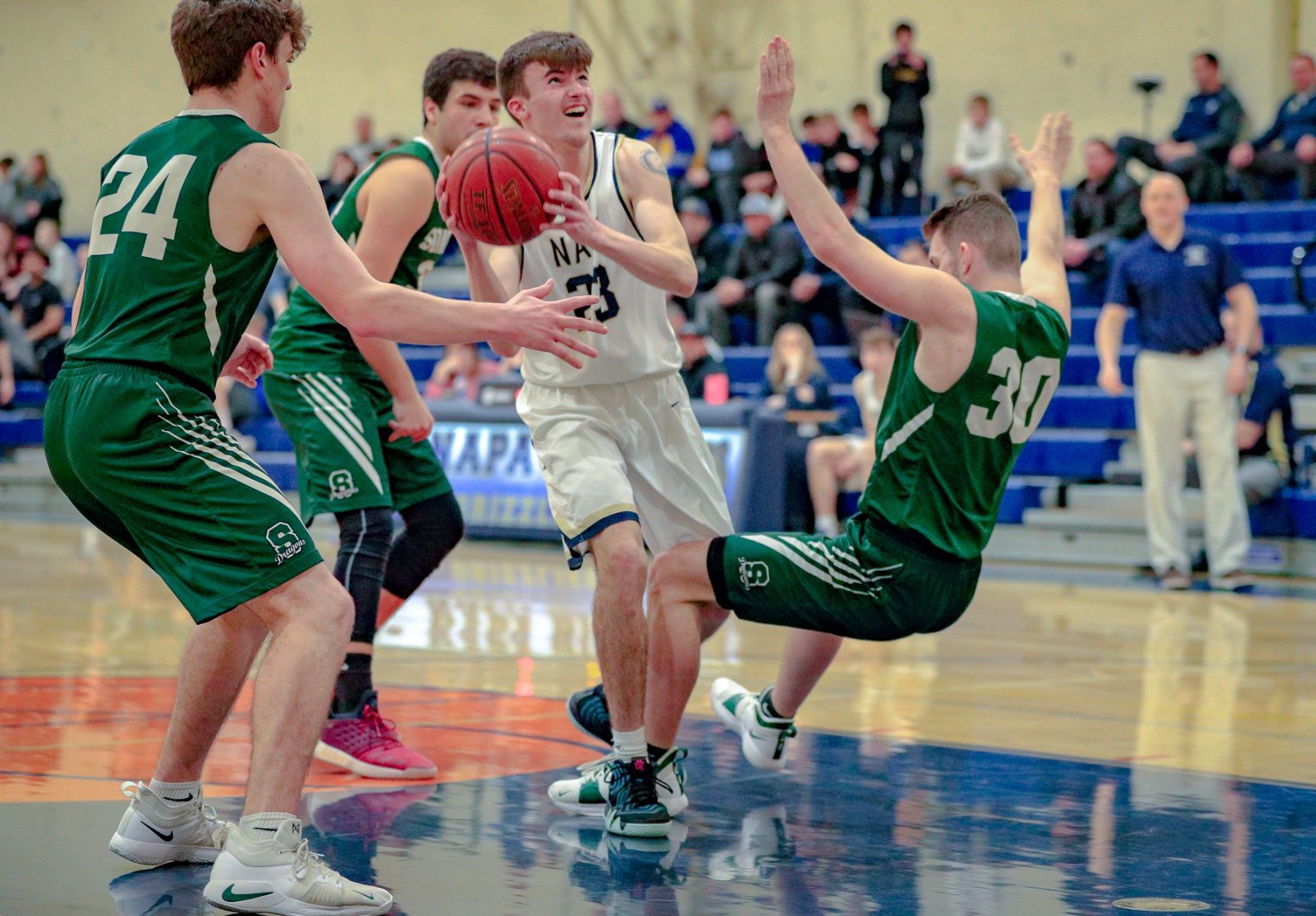 Sonoma Valley at Napa boys basketball at VVAL Tournament